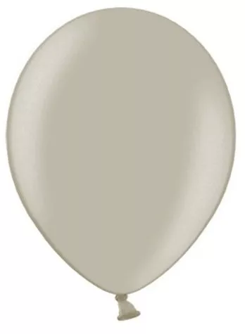 100 palloncini pastello caldi grigio 27cm