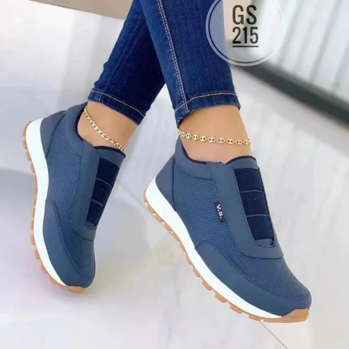2024 Scarpe primaverili Scarpe da corsa con suola morbida antiscivolo Scarpe sportive Comode vulcanizzate da donna