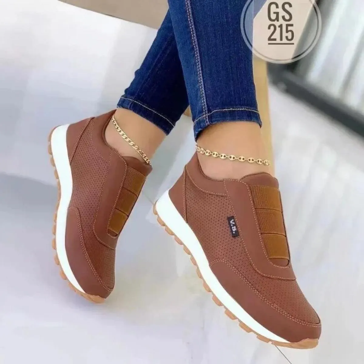 2024 Scarpe primaverili Scarpe da corsa con suola morbida antiscivolo Scarpe sportive Comode vulcanizzate da donna