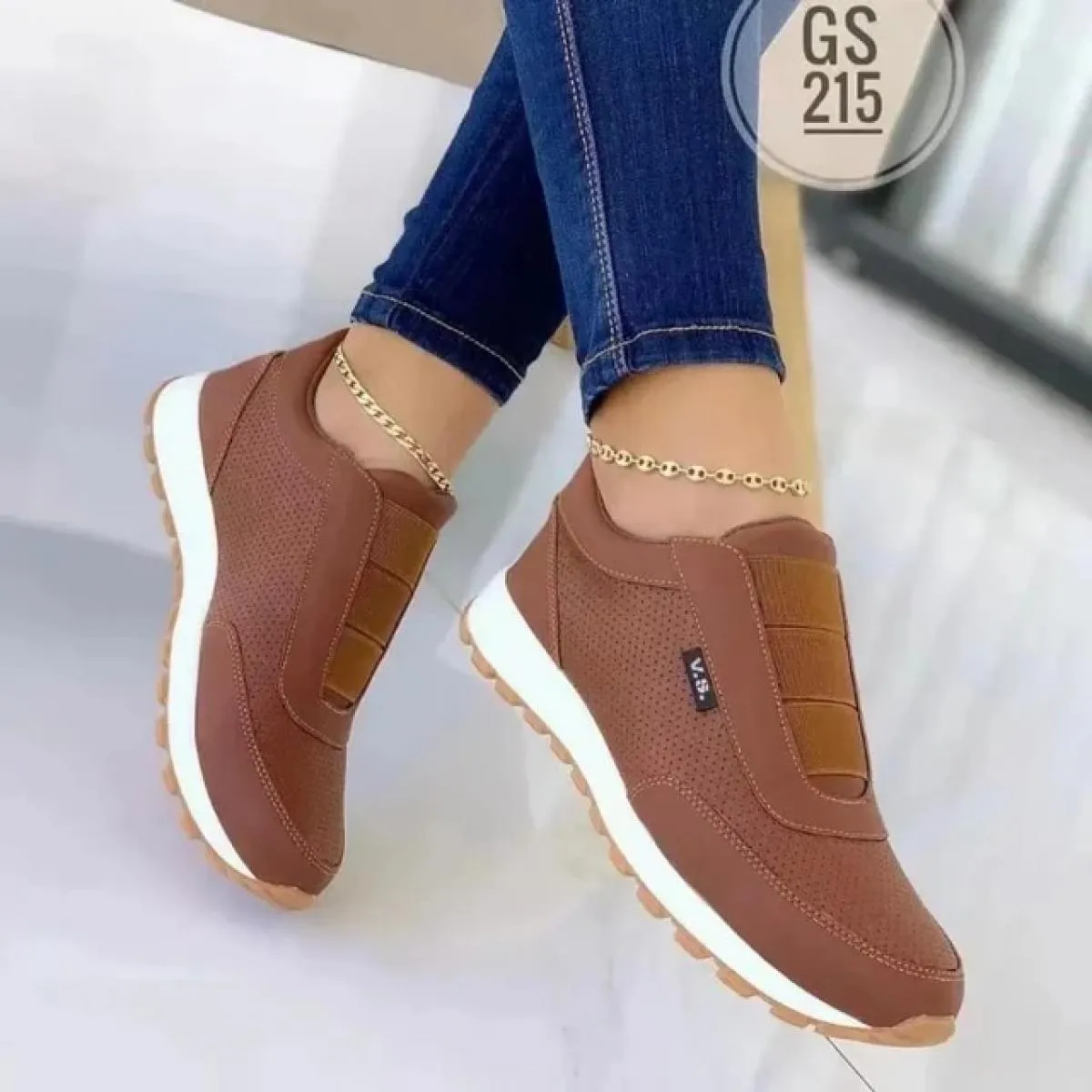 2024 Scarpe primaverili Scarpe da corsa con suola morbida antiscivolo Scarpe sportive Comode vulcanizzate da donna