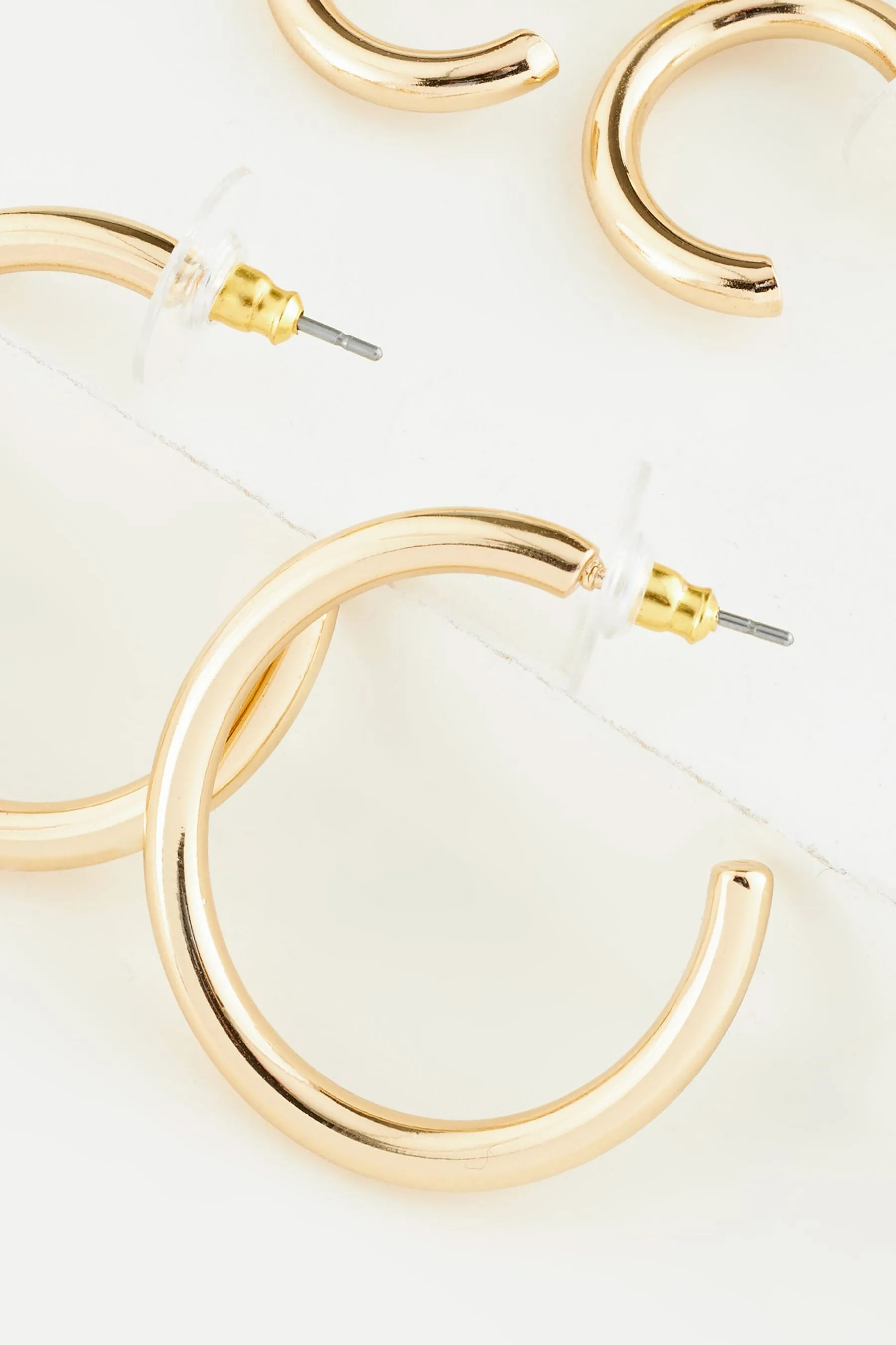 3 Pack Hoop Earrings    