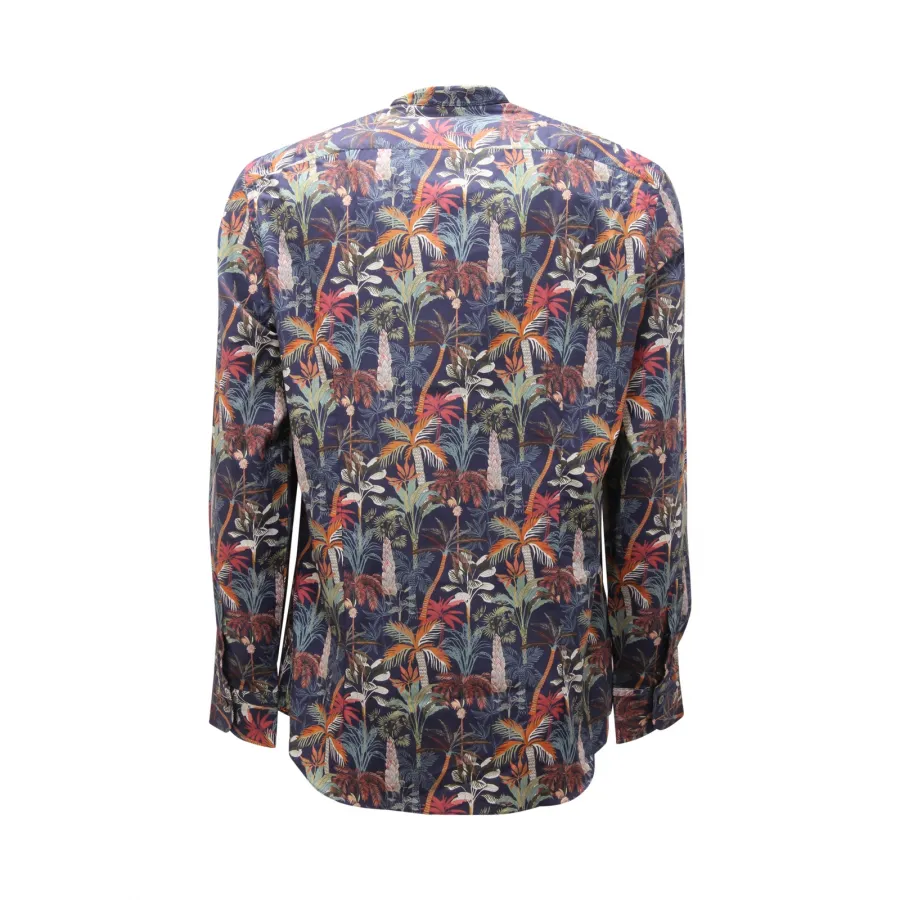 5453AS camicia coreana uomo MAZZARELLI GREEN STONE SLIM man shirt