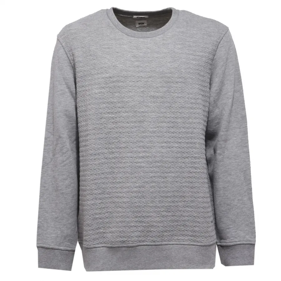 8450AB felpa uomo OFFICINA36 grey pied de poule sweatshirt men