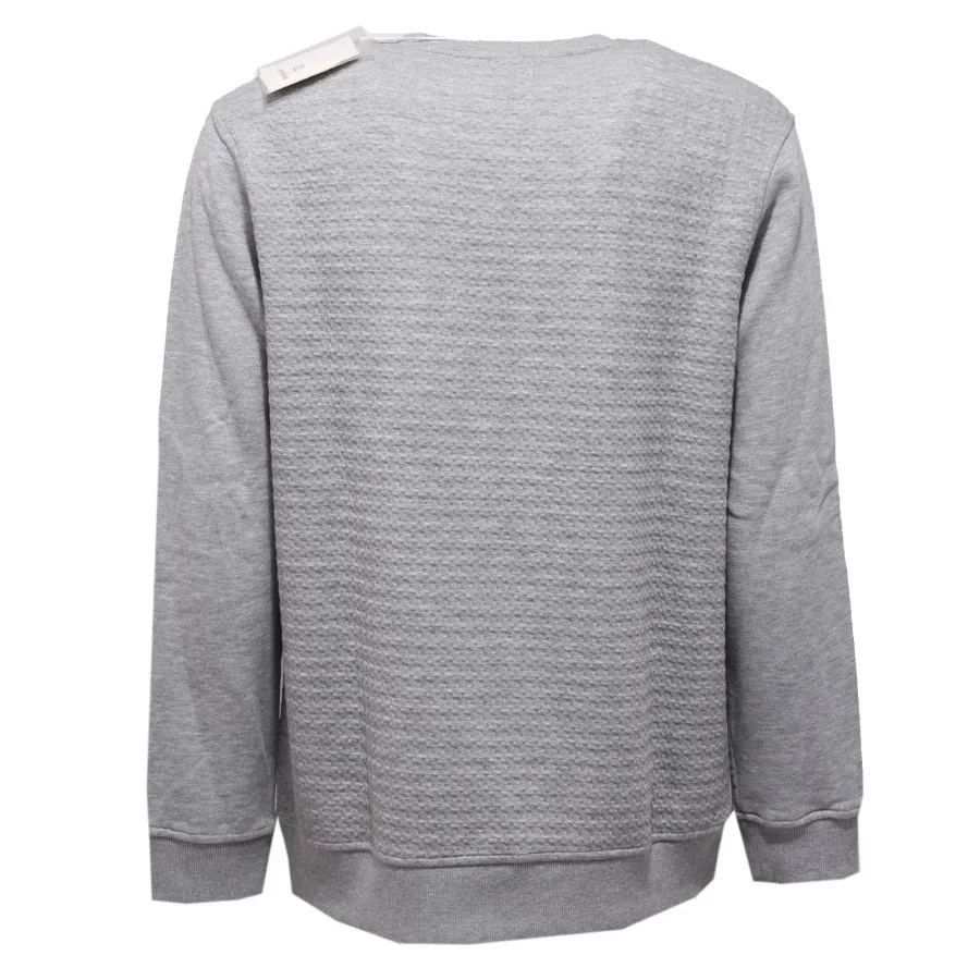 8450AB felpa uomo OFFICINA36 grey pied de poule sweatshirt men