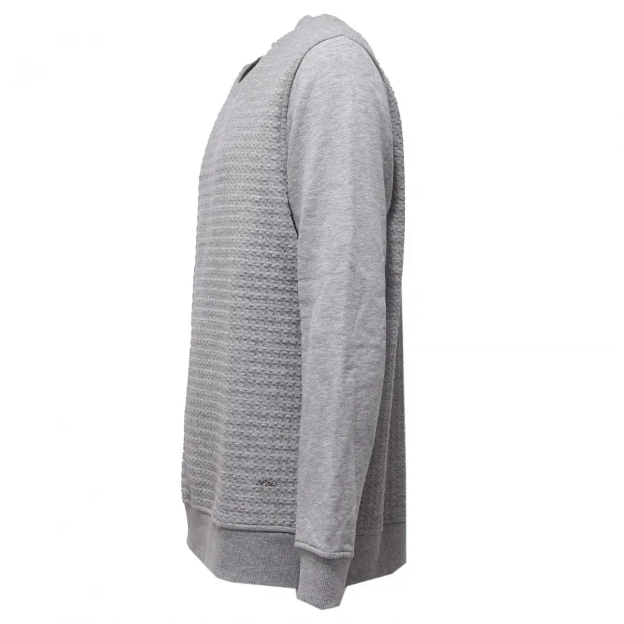 8450AB felpa uomo OFFICINA36 grey pied de poule sweatshirt men