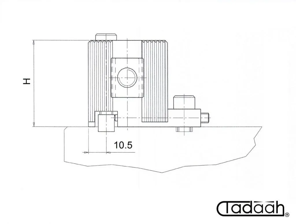 880600 Torretta stretta per Gildemeister IMIS, AS16, AS20, GS20, GM20, GM20AC