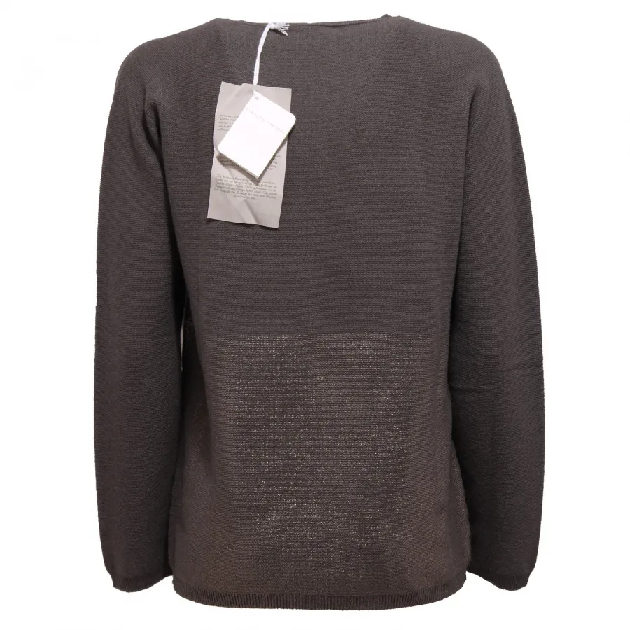8842Y maglione donna FABIANA FILIPPI wool/cashmere grey sweater woman