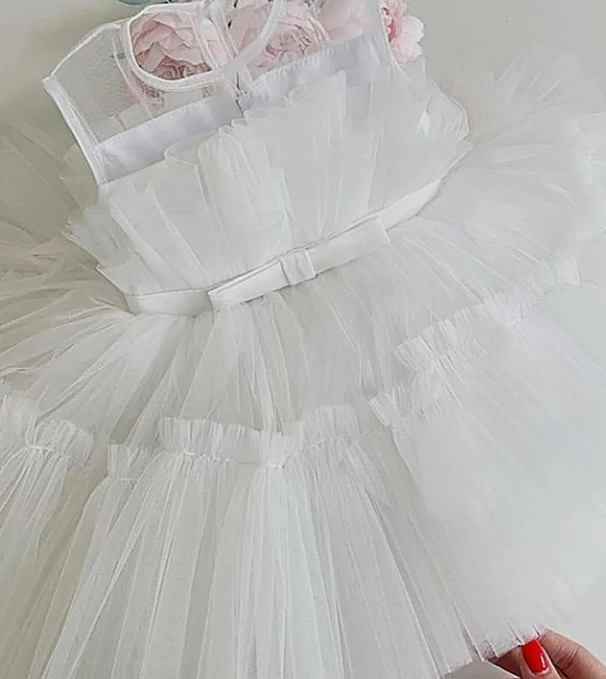 Abiti da battesimo per neonati 3 2 1 anno abito da compleanno per abbigliamento da bambina abito da principessa abito da tutu pe