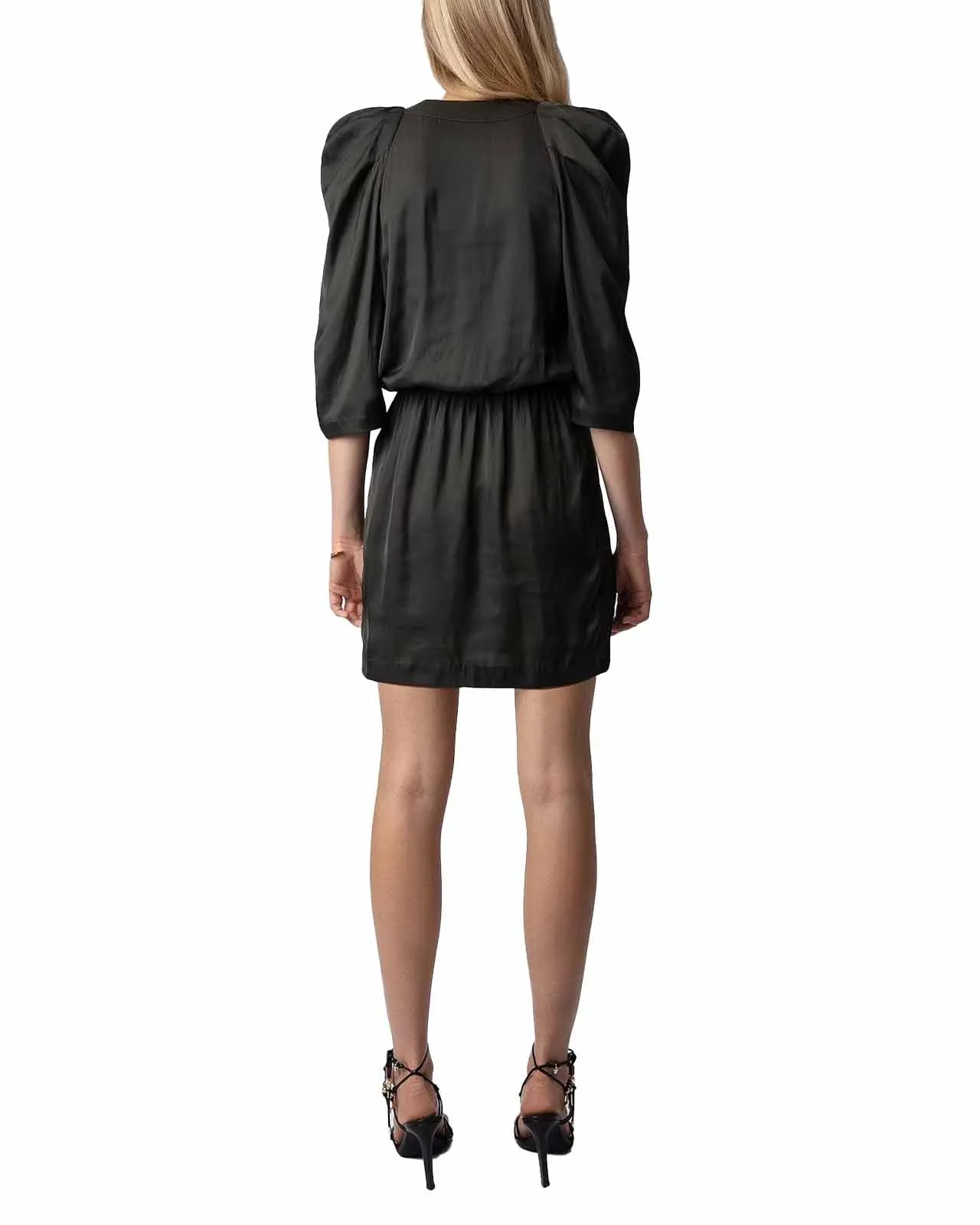 Abito Ruz satin nero