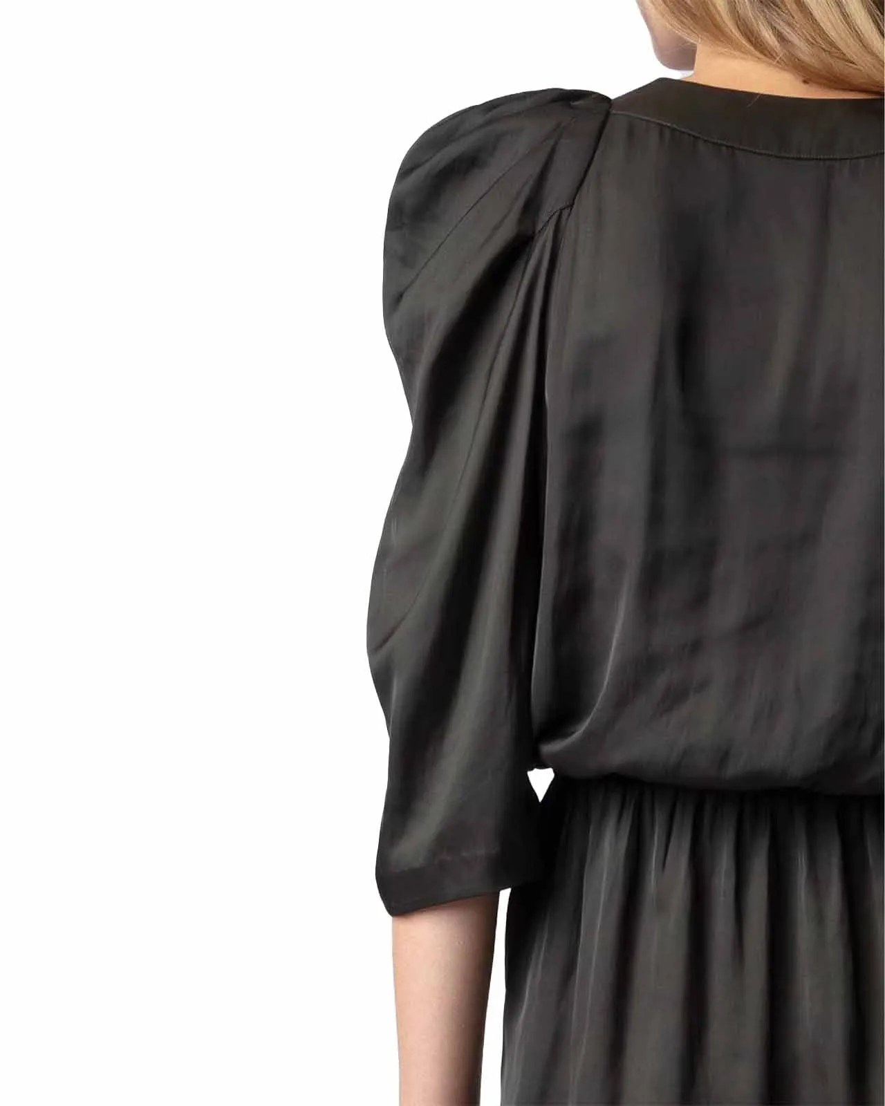 Abito Ruz satin nero