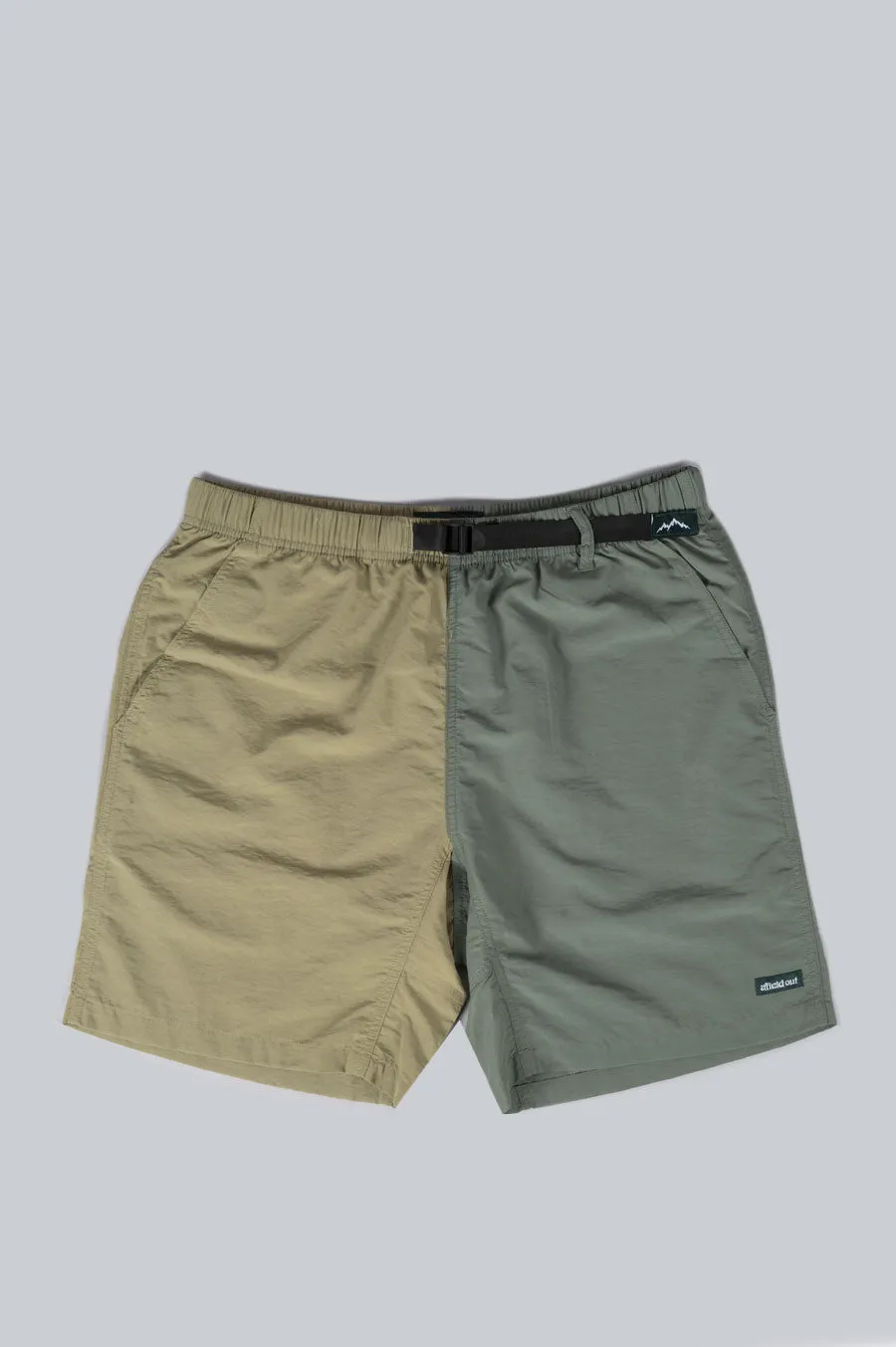 AFIELD OUT DUO TONE SIERRA CLIMBING SHORTS SAND SAGE