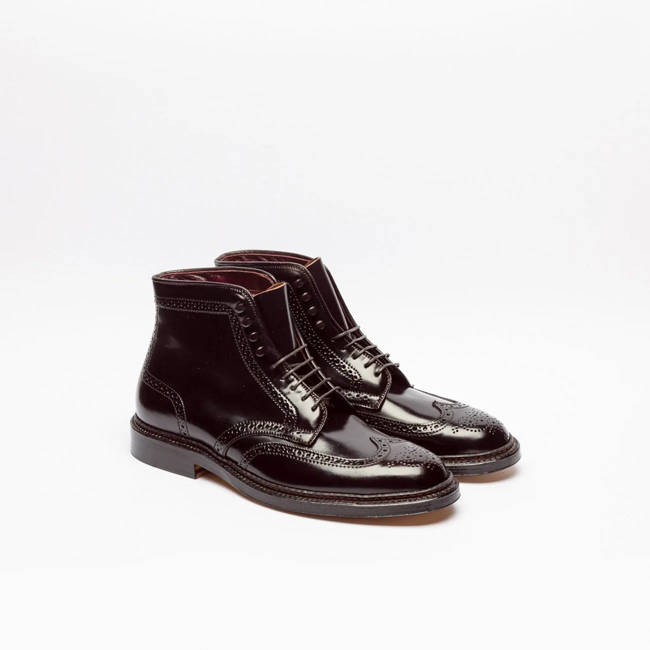 Alden Stivale derby Alden 4461 H in pelle di cavallo bordeaux