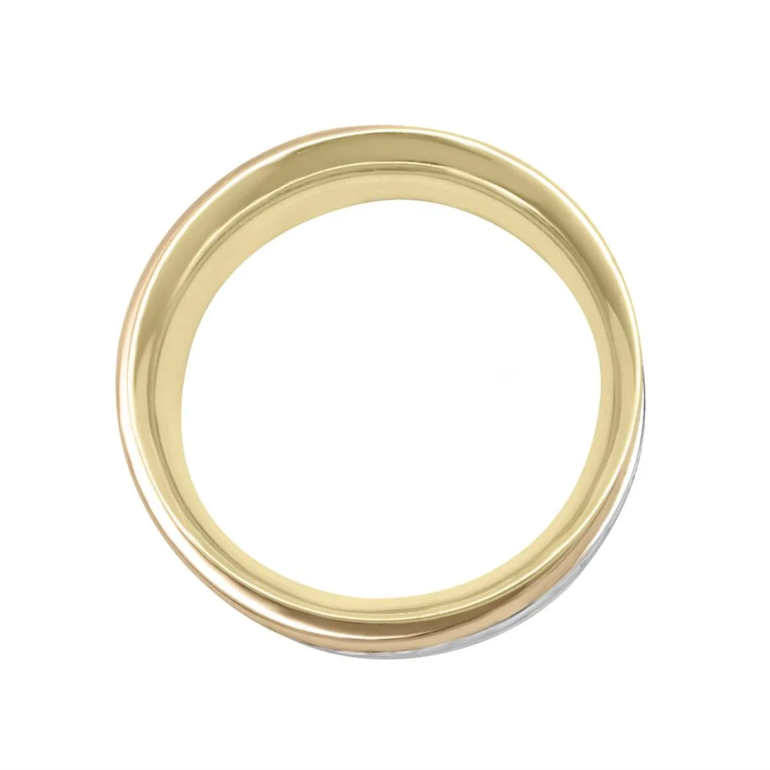 Anello Damiani in oro giallo, bianco e rosso con diamanti ct 0,24