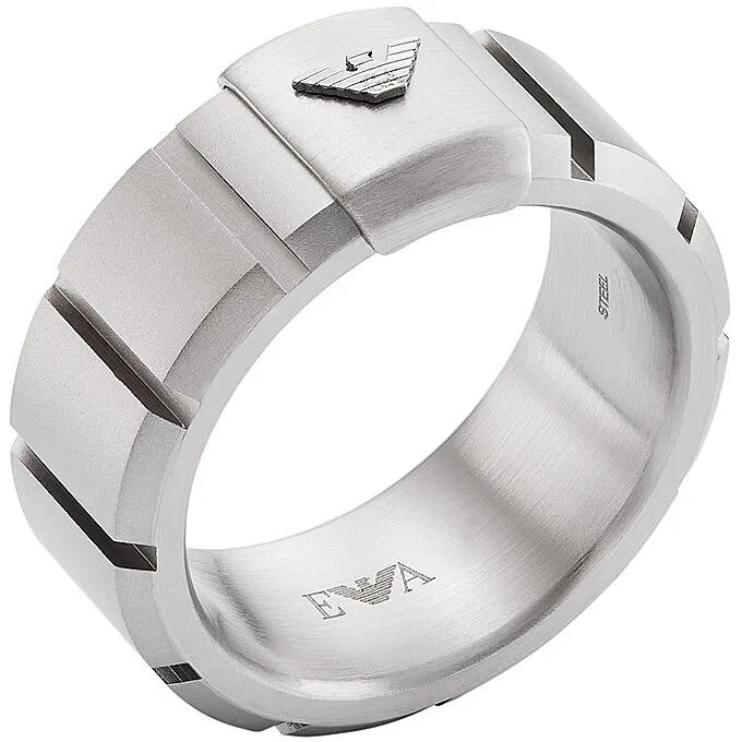 anello uomo gioielli Emporio Armani SPRING 2024
