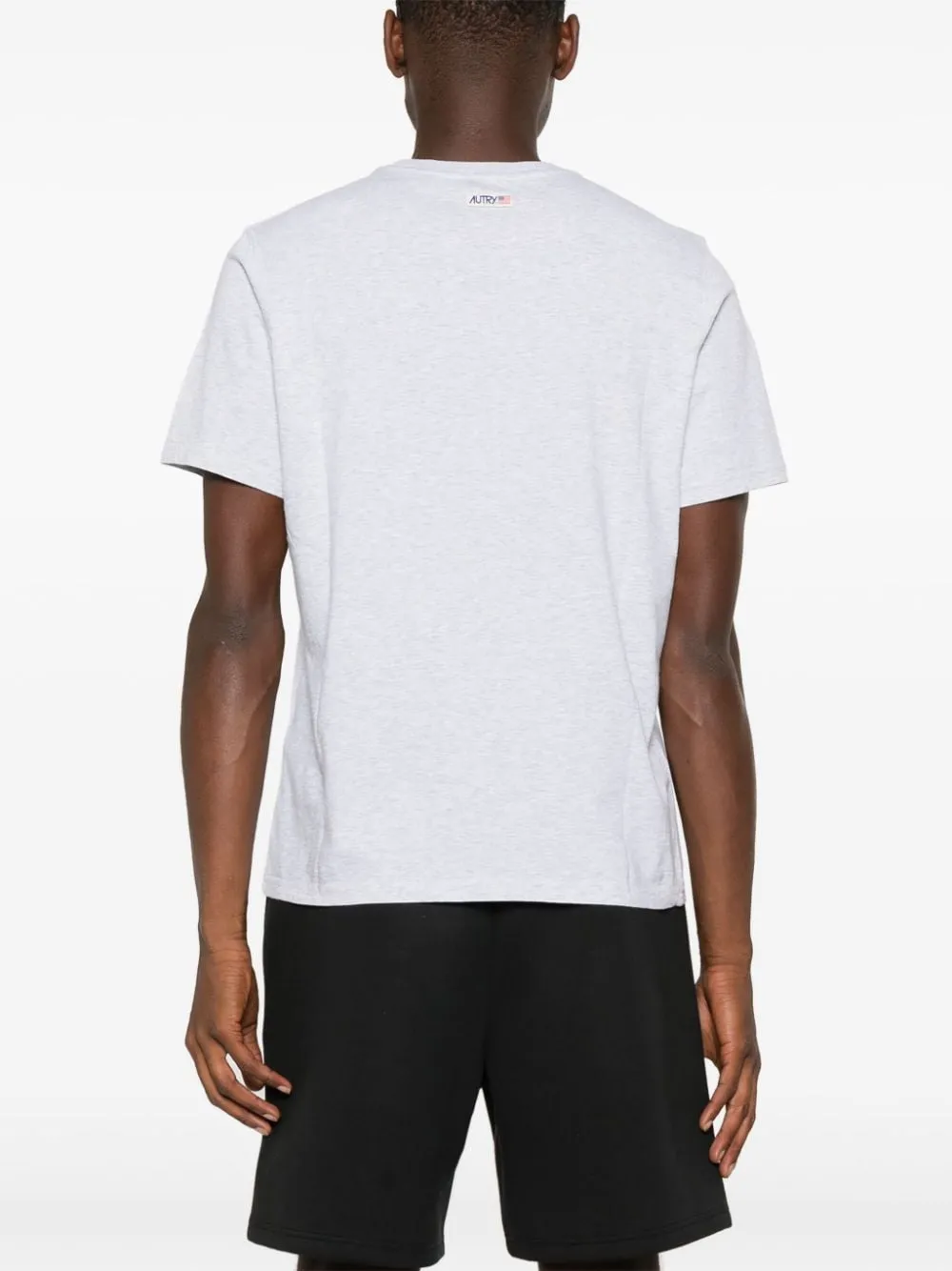 Autry T-shirt Grigio Uomo Patch Logo