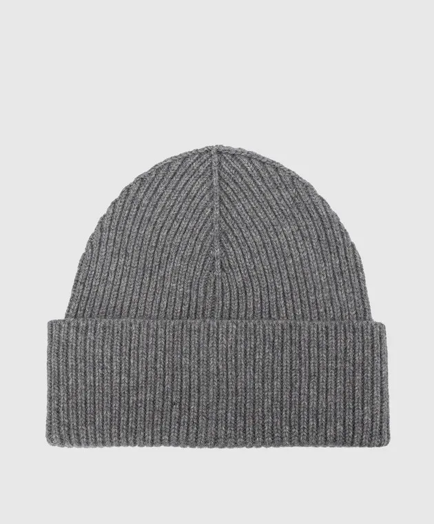 Babe Pay Pls Cappello in cashmere grigio AD1891305341MI