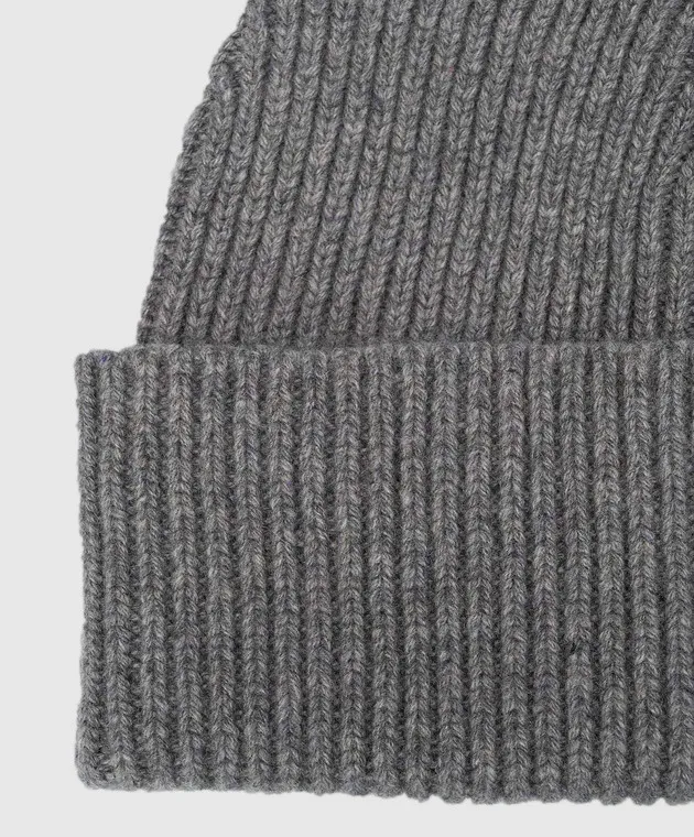 Babe Pay Pls Cappello in cashmere grigio AD1891305341MI