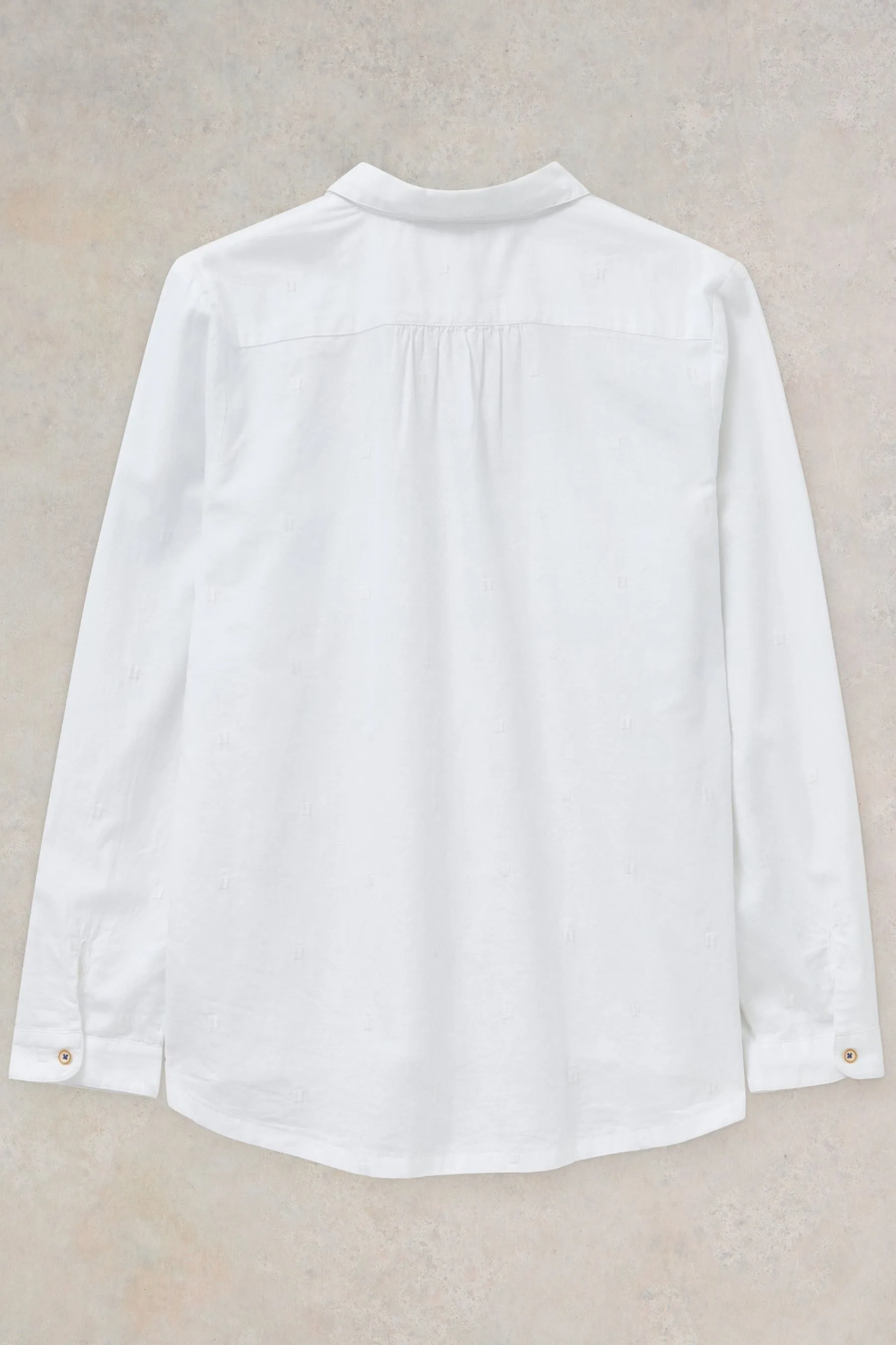Bianco - Stuff Cotton Camicia Sophie 100% Cotone    