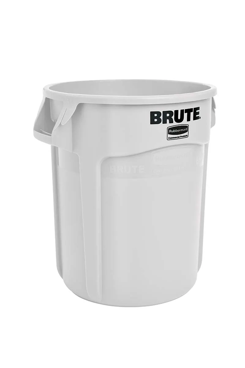 Bidone spazzatura Brute Bianco Rubbermaid Commercial Products, in PE, da 75L