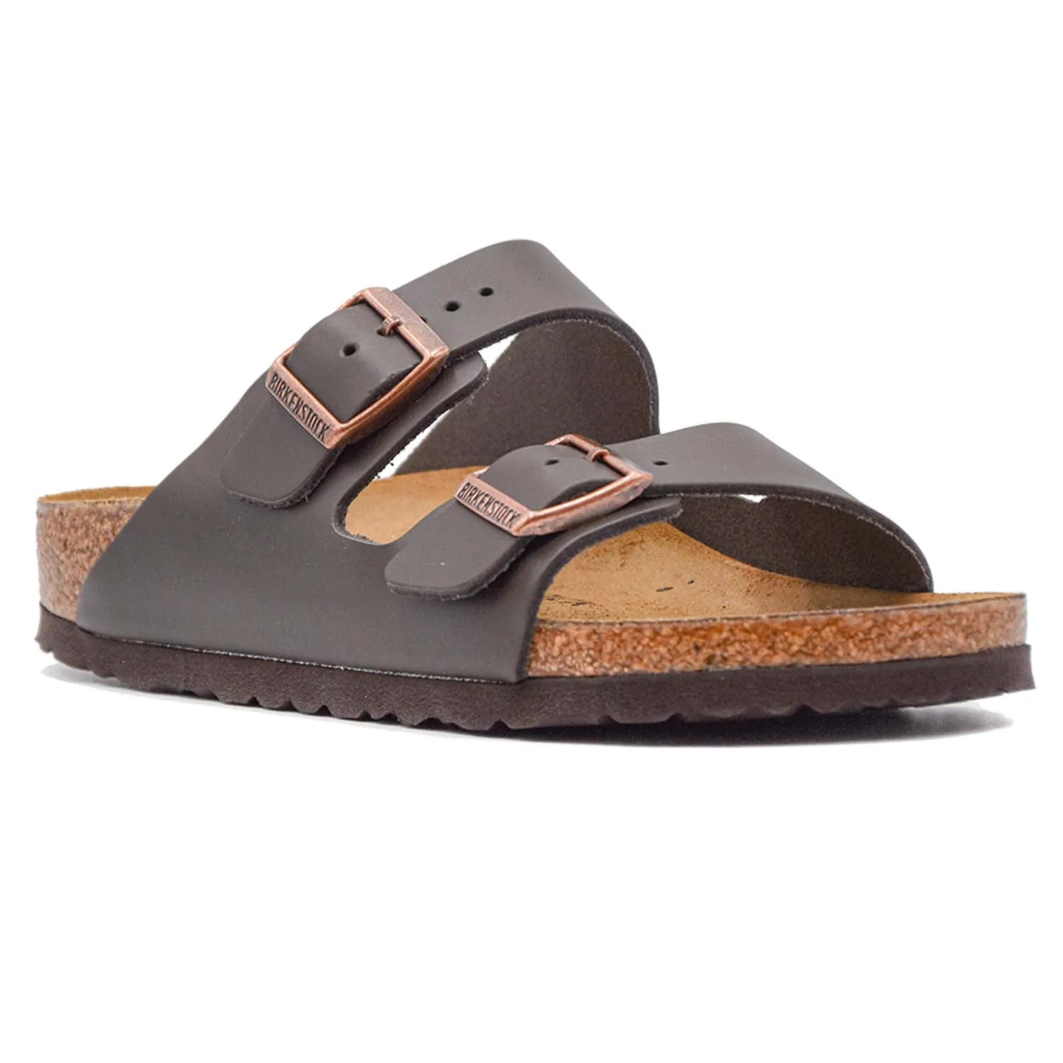Birkenstock Donna Arizona Marrone Sandali Con Fibbie Logate