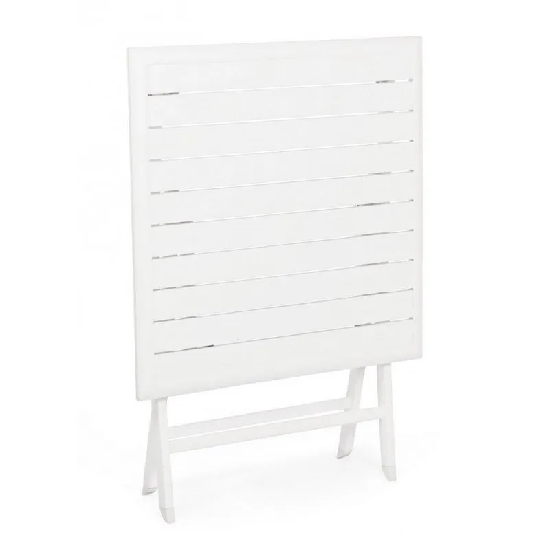 Bizzotto outdoor Tavolo pieghevole Elin 70x70 bianco lh30