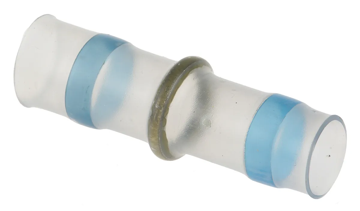 Boccola a saldare TE Connectivity, in Poliolefina, Trasparente, diametri da 2.8 → 7.3mm, manicotto lungo 32.5mm