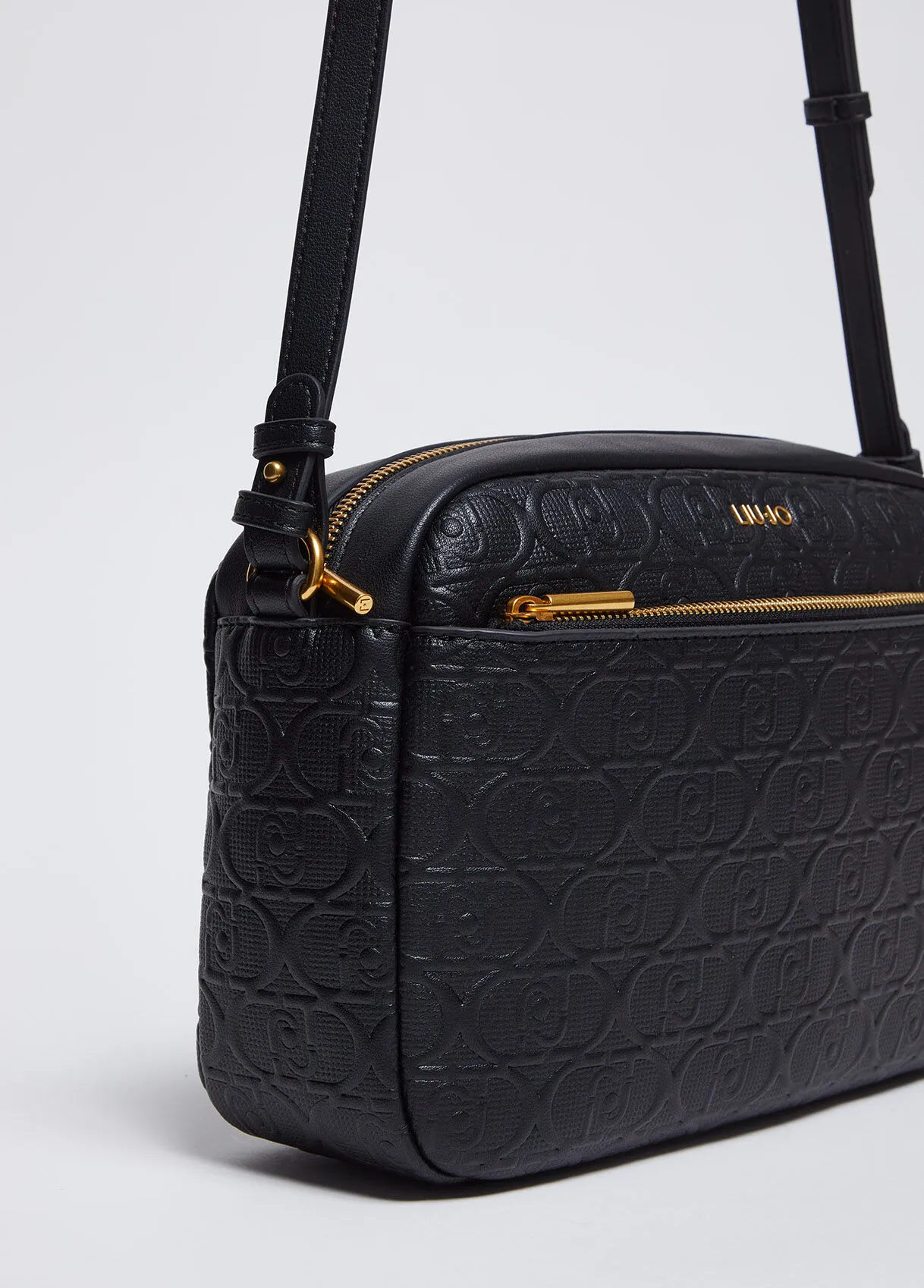 Borsa a tracolla con logo 