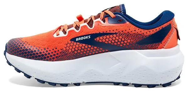 Brooks Caldera 6 Trail Shoes Red Blue Men's