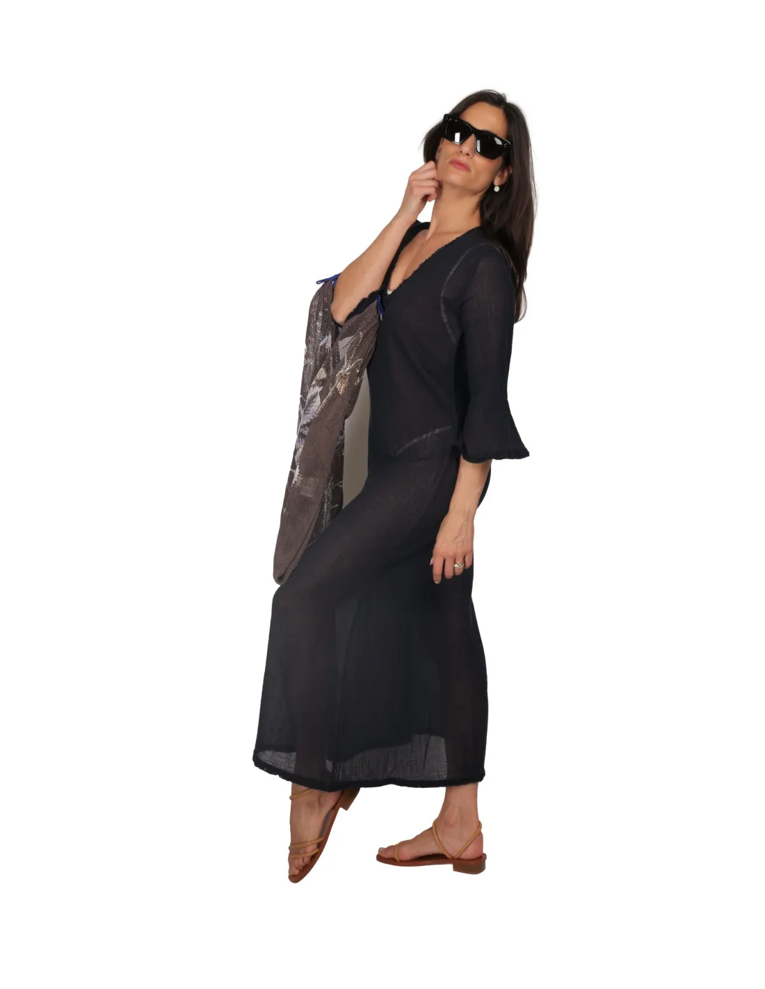 Caftano Ambas - Tunic Gea Blu navy
