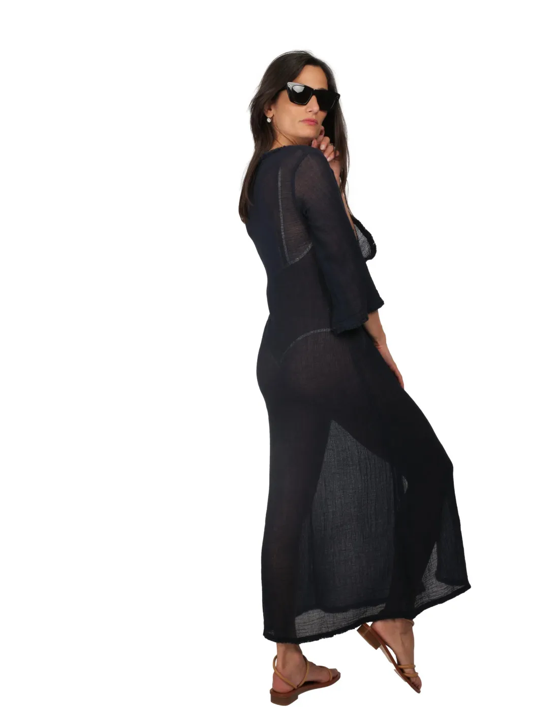 Caftano Ambas - Tunic Gea Blu navy