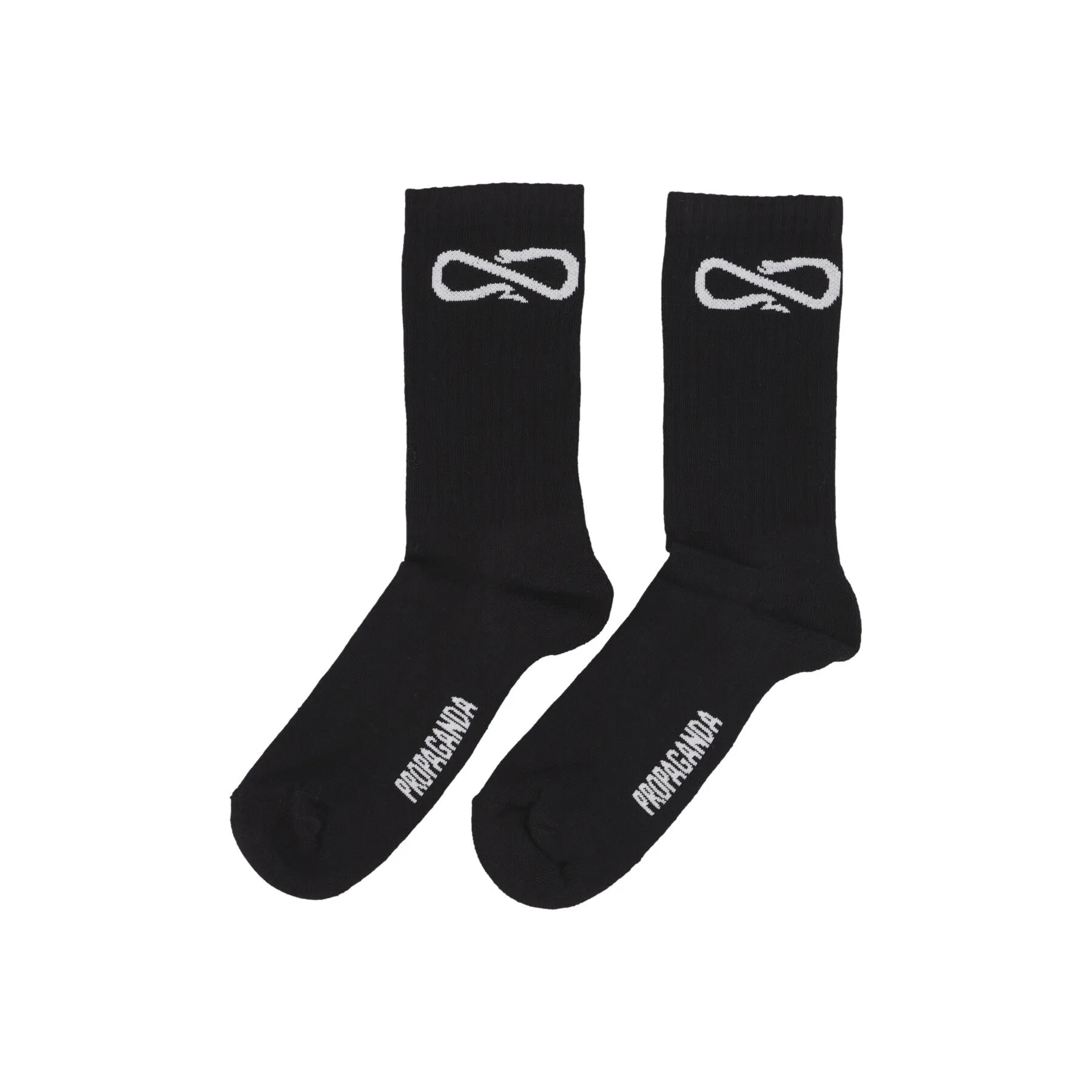Calza Media Uomo Logo Socks Black