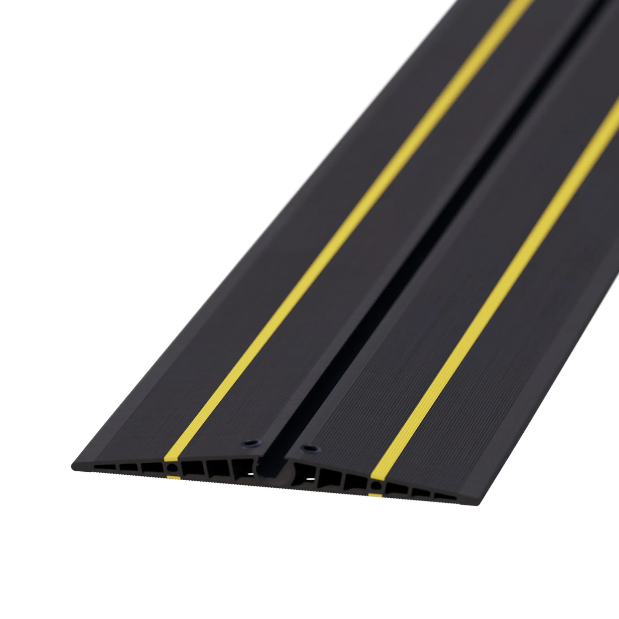 Canalina passacavi RS PRO, colore Nero/Giallo 11 x 18mm, Ø interno 18mm, lunghezza 2m, larghezza 217 mm
