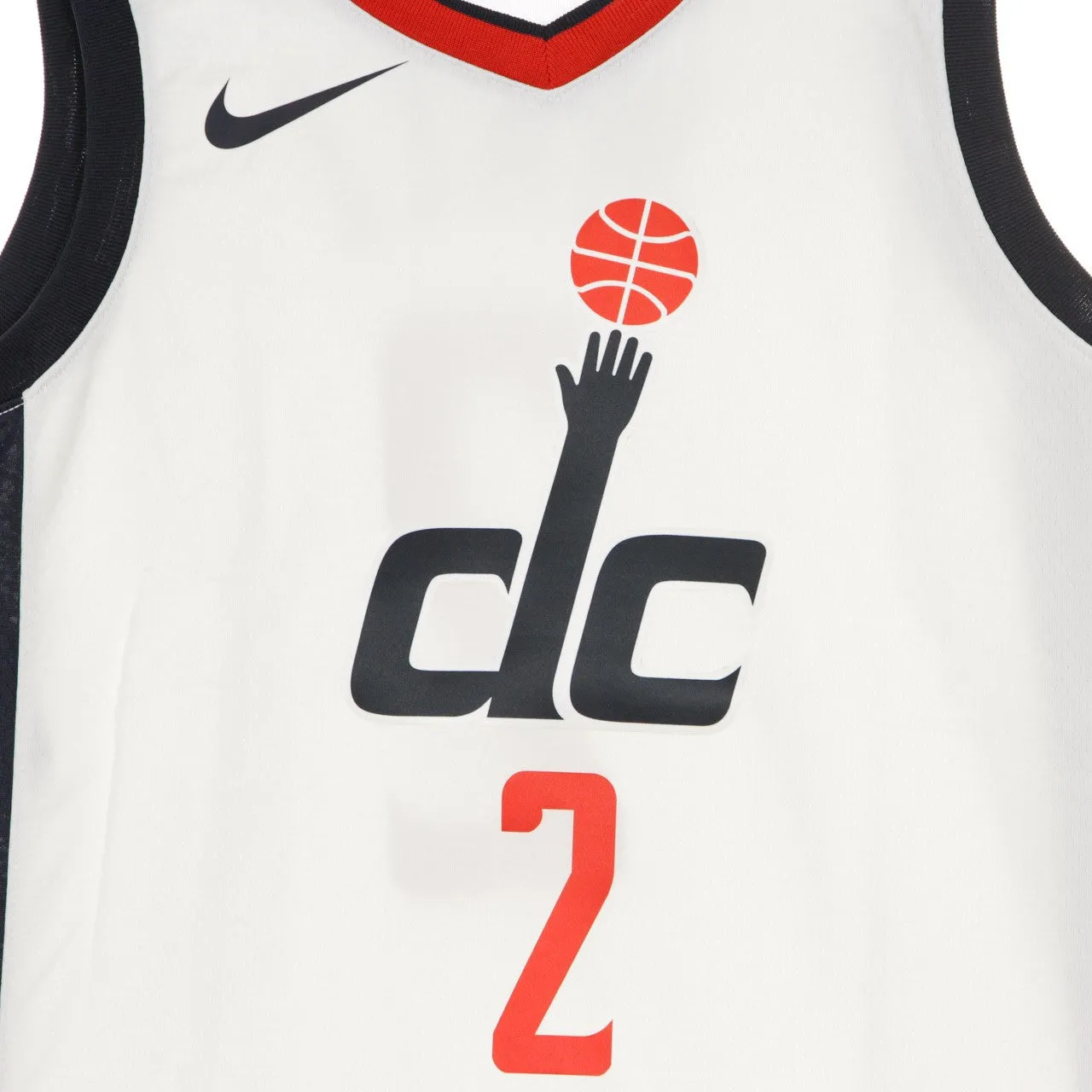 Canotta Basket Uomo Nba Swingman Jersey City Edition No 2 John Wall Waswiz White