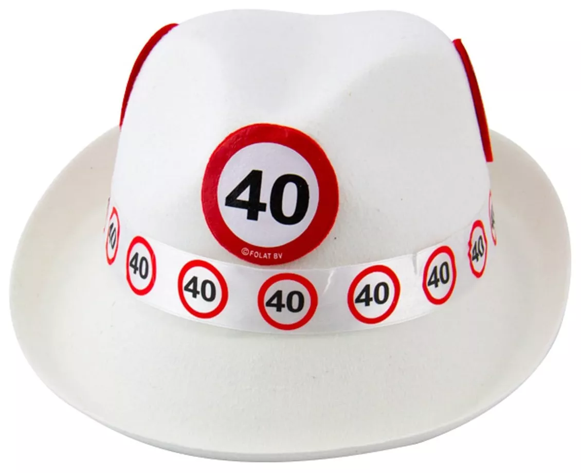Cappello cartelli stradali 40 in feltro