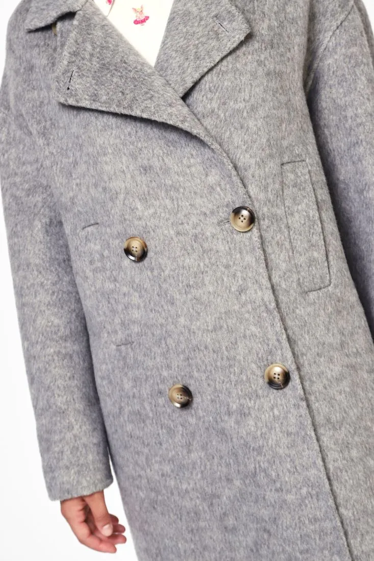 Cappotto lungo con doppio bottone