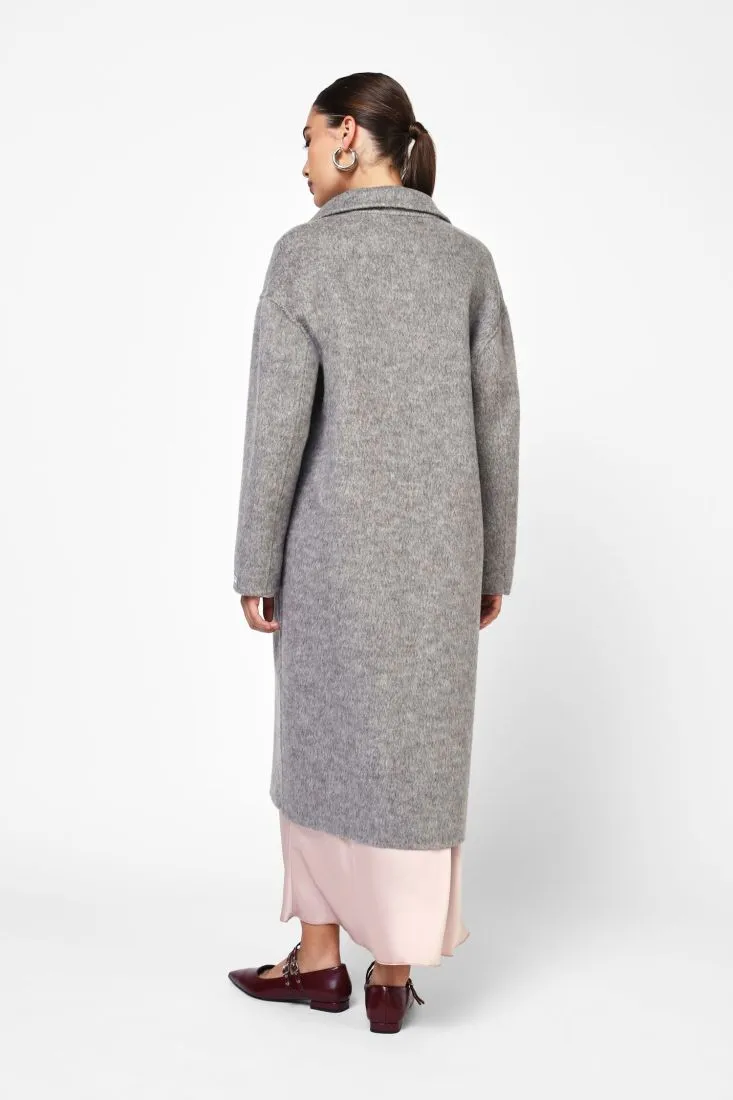 Cappotto lungo con doppio bottone
