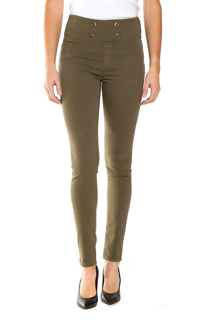 Carrera  ---------    ------------Pantalone extra skinny - Verde