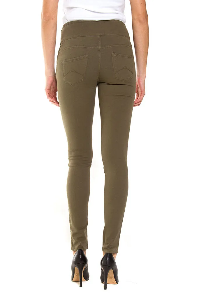 Carrera  ---------    ------------Pantalone extra skinny - Verde