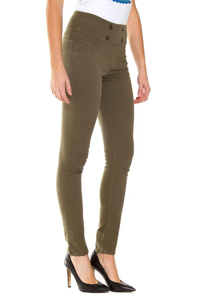 Carrera  ---------    ------------Pantalone extra skinny - Verde