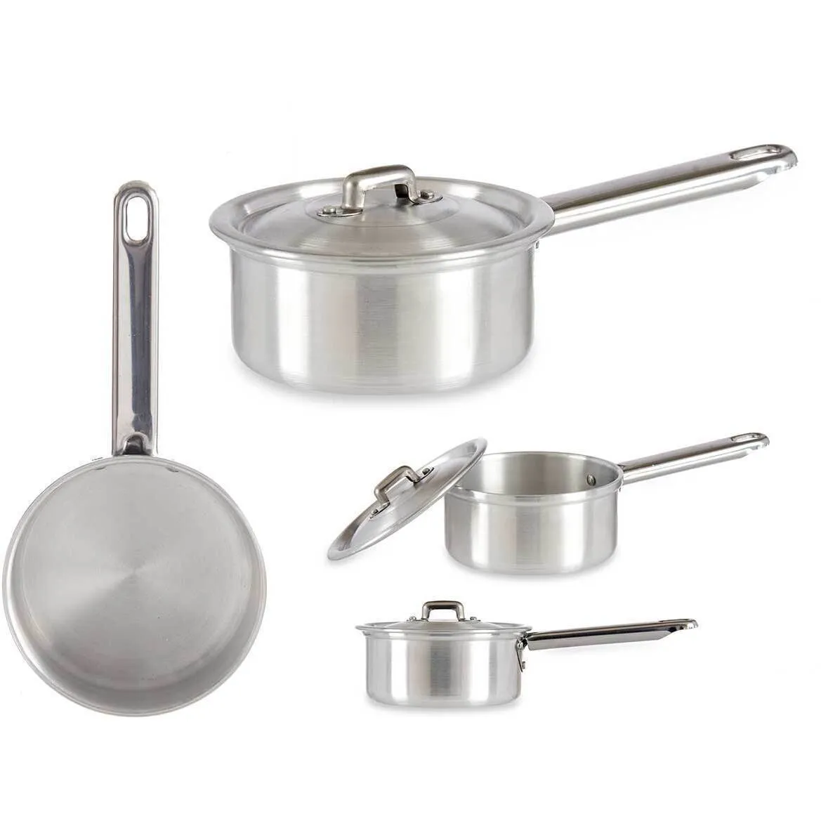 Casseruola in alluminio da 20 cm con coperchio