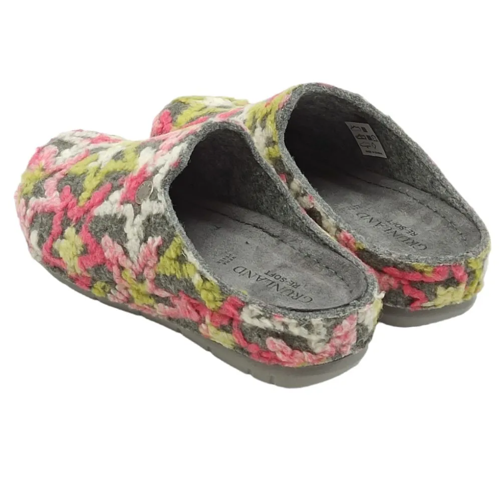 ciabatta donna Grunland CI2634 59PRAU grigio multi