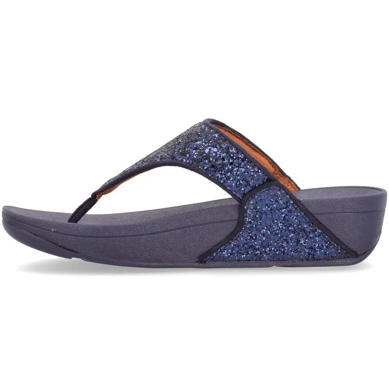Ciabatta infradito Lulu Glitter Navy 