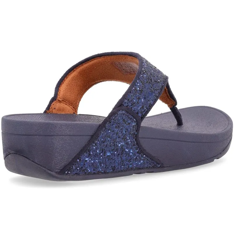 Ciabatta infradito Lulu Glitter Navy 