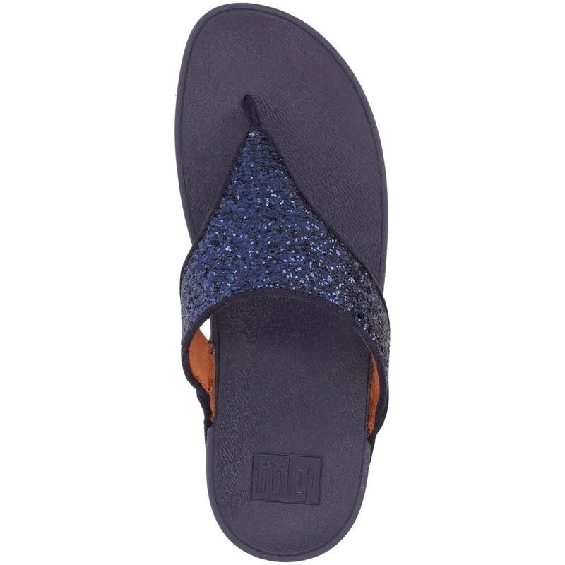 Ciabatta infradito Lulu Glitter Navy 