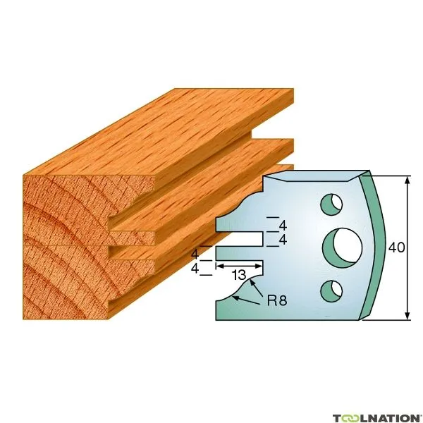 CMT 691.097 Coppia di controlame altezza 40 mm numero 97