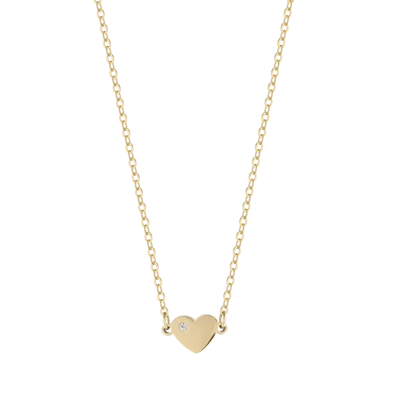 COLLANA BAMBINA IN ACCIAIO CON CUORE