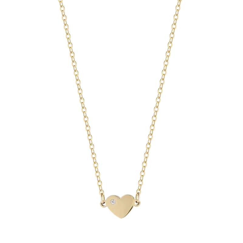 COLLANA BAMBINA IN ACCIAIO CON CUORE