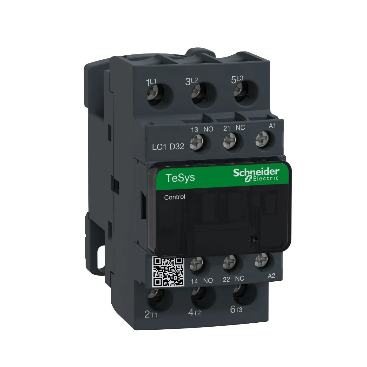Contattore Monitoraggio motore trifase Schneider Electric, serie LC1D, 3 poli, 3 NA, 32 A, 15 kW, bobina 220 V c.a.