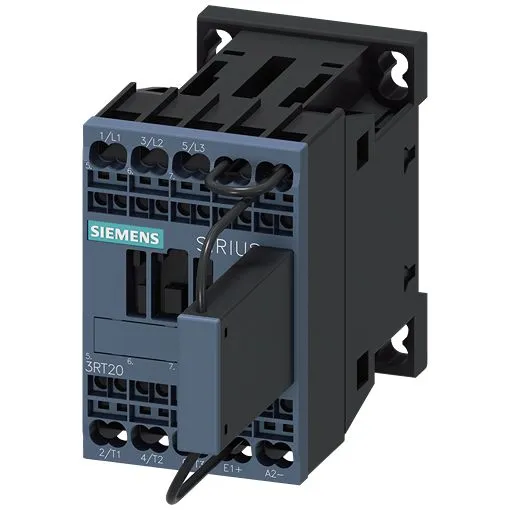 Contattore Siemens, serie 3RT2, 3 poli, 1NC, 22 A, 5,5 kW, bobina 110 V