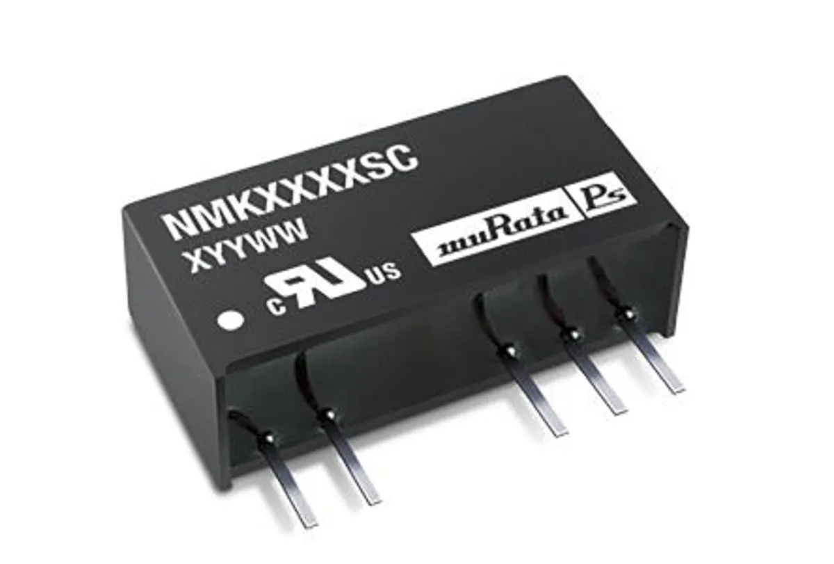 Convertitore c.c.-c.c. 2W, Vin 10,8 → 13,2 V c.c., Vout ±15V cc, 3kV cc